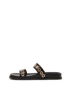 Alliance Sandal Black -THERAPY SHOES ALLIANCE BLACK PU SIDE2
