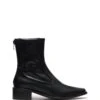 Barn Ankle Boot Black -THERAPY SHOES BARN BLACK SMOOTH PU SIDE