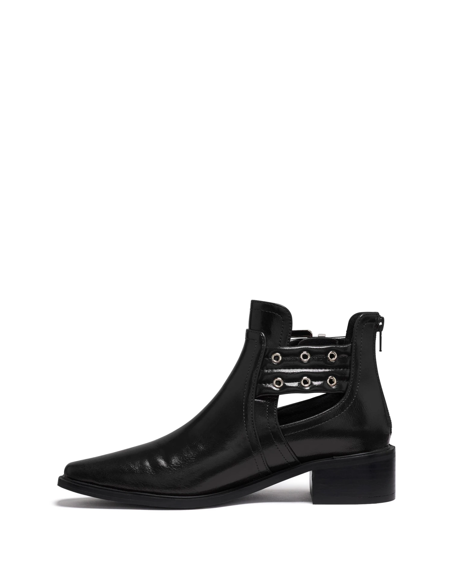 Baylee Ankle Boot Black Crinkle Patent 6 Baylee Ankle Boot Black Crinkle Patent - Image 4