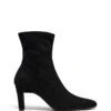Bette Ankle Boot Black Suede 1 Bette Ankle Boot Black Suede -THERAPY SHOES BETTE BLACKSTRETCHFAUXSUEDE SIDE