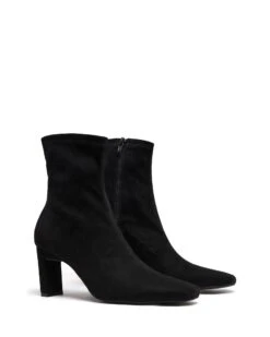 Bette Ankle Boot Black Suede 9 Bette Ankle Boot Black Suede -THERAPY SHOES BETTE BLACKSTRETCHFAUXSUEDE TOEANGLE
