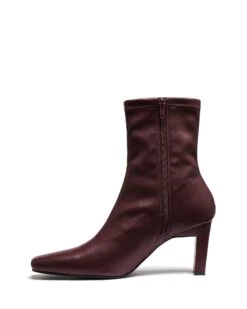 Bette Ankle Boot Bordeaux Smooth -THERAPY SHOES BETTE BORDEAUXSMOOTHSTRETCHPU SIDE2 INTERIOR