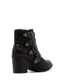 Bexar Black Burnished *FINAL SALE* -THERAPY SHOES BEXAR BLACK BACK