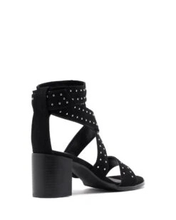 Blenheim Black *FINAL SALE* 7 Blenheim Black *FINAL SALE* -THERAPY SHOES BLENHEIM BLACKFAUXSUEDE BACKANGLE