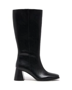 Cadence Tall Boot Black Textured