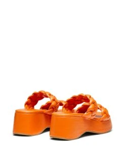 Christy Tangerine *FINAL SALE* 8 Christy Tangerine *FINAL SALE* -THERAPY SHOES CHRISTY TANGERINE BACK ANGLE