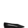 Clara Pointed Flat Black 1 Clara Pointed Flat Black -THERAPY SHOES CLARA BLACK SMOOTHPU SIDE