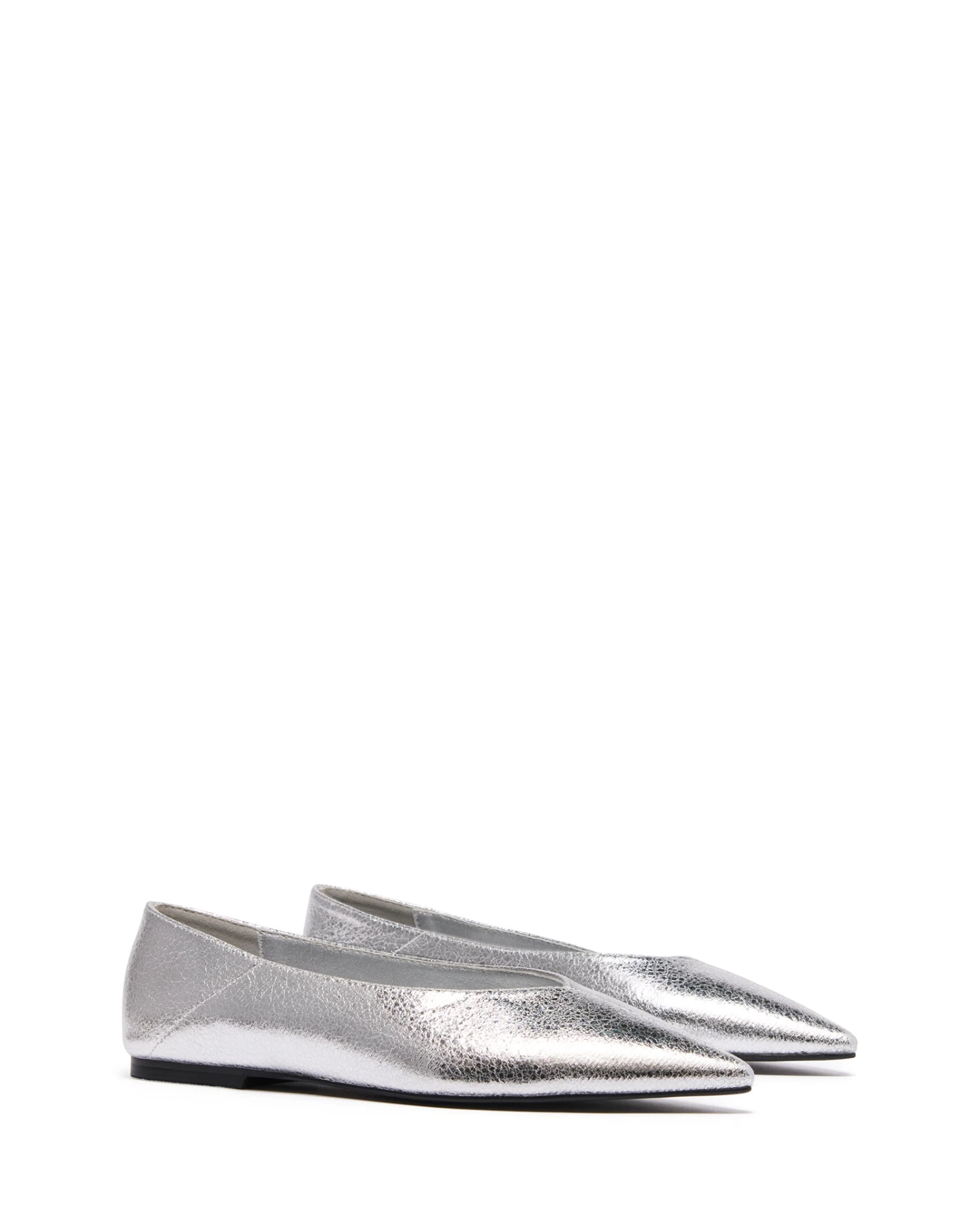Clara Pointed Flat Silver 3 Clara Pointed Flat Silver