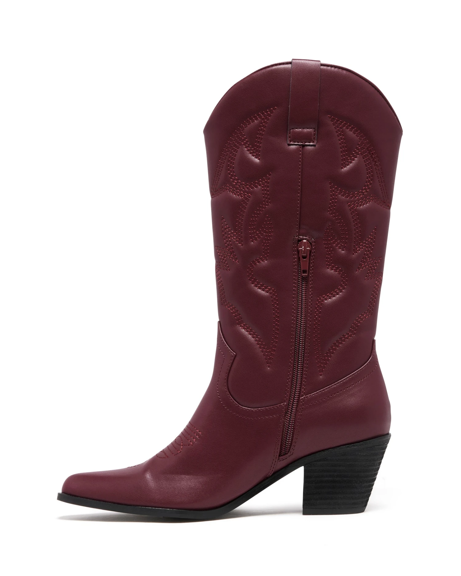Clayton Cowboy Boot Bordeaux 6 Clayton Cowboy Boot Bordeaux - Image 4