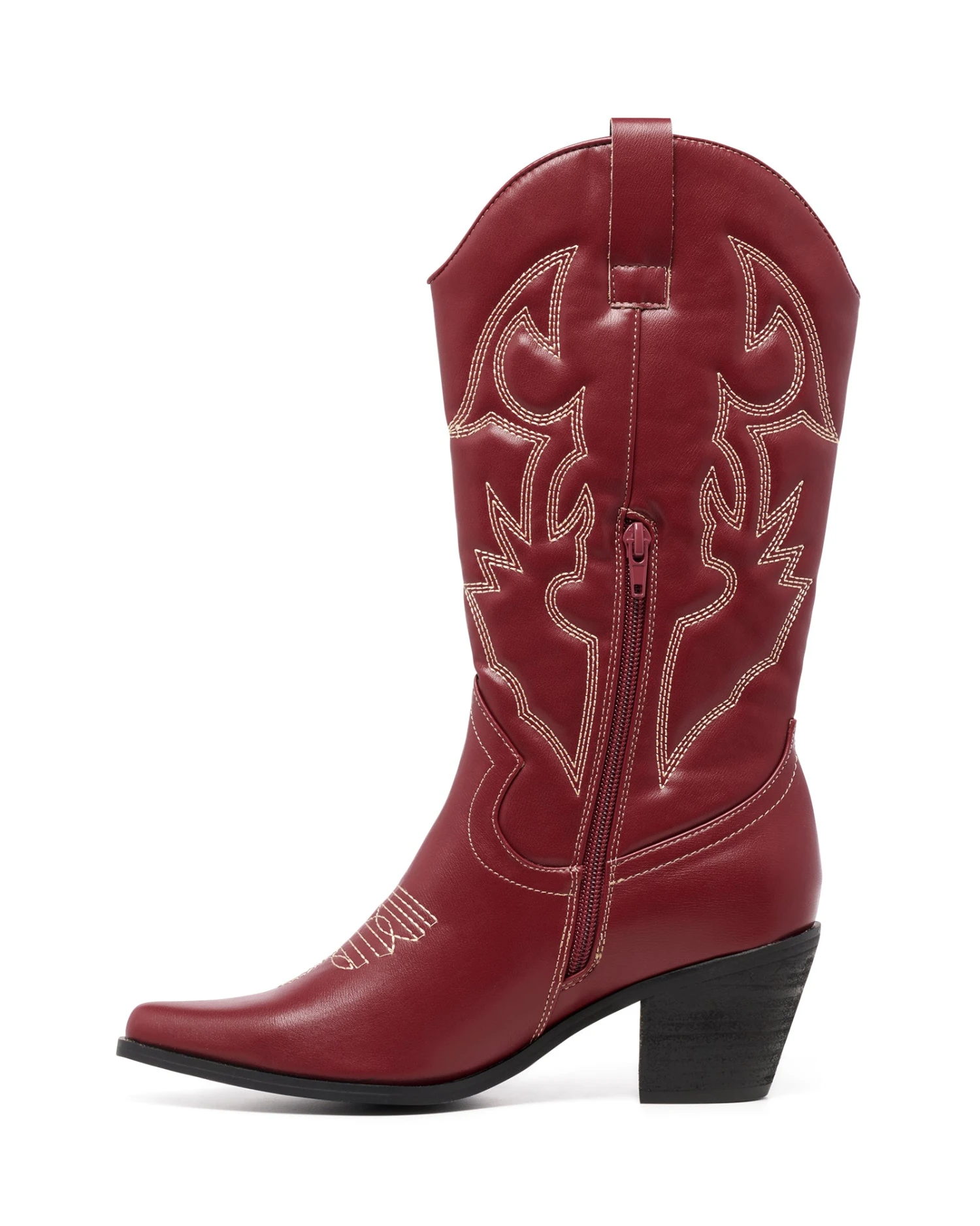 Clayton Cowboy Boot Cherry 6 Clayton Cowboy Boot Cherry - Image 4