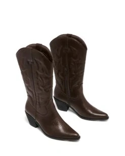 Clayton Cowboy Boot Chocolate
