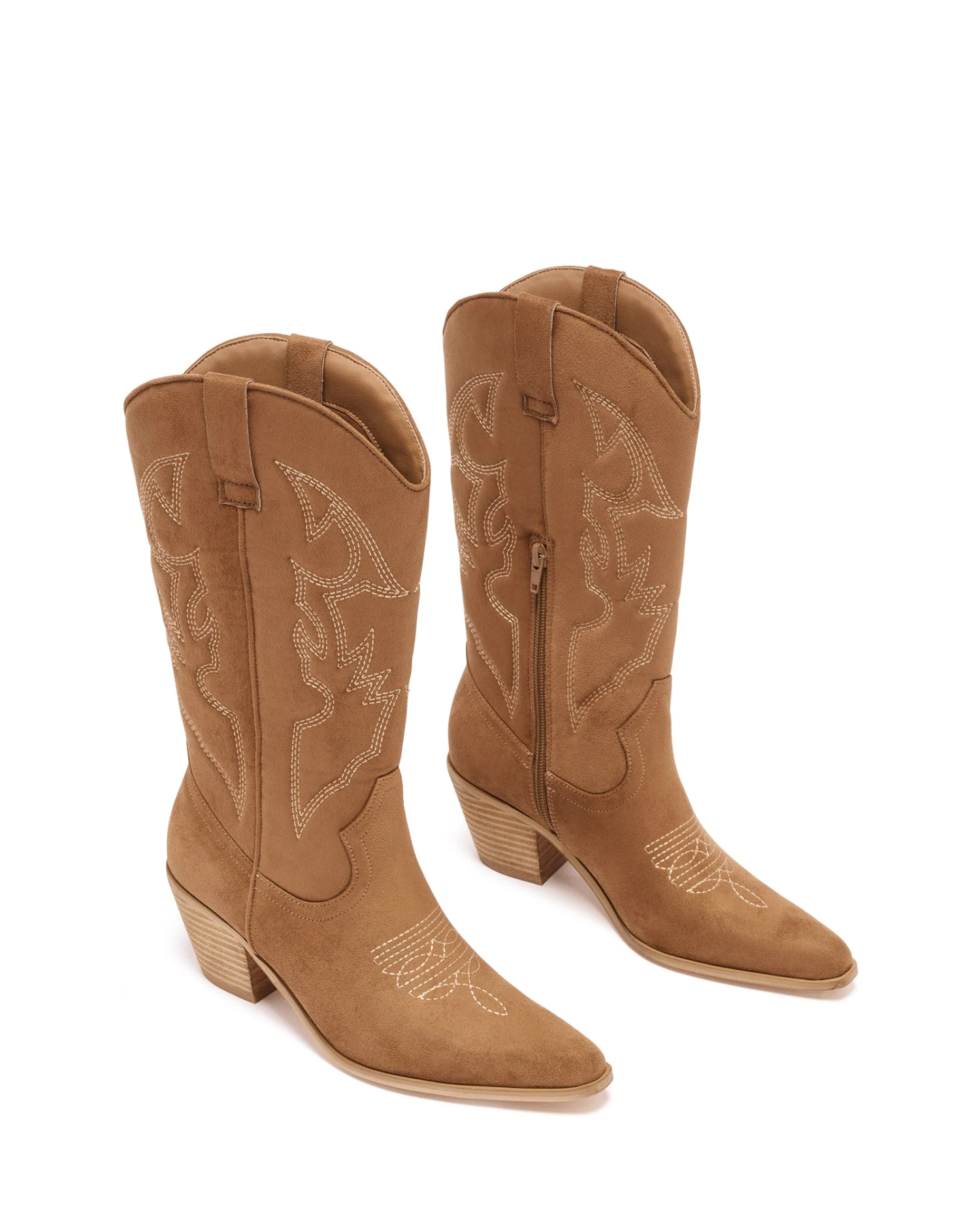 Clayton Cowboy Boot Toffee Suede 4 Clayton Cowboy Boot Toffee Suede - Image 2