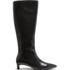 Destiny Tall Boot Black Textured 2 Destiny Tall Boot Black Textured -THERAPY SHOES DESTINY BLACKTEXTUREDPU SIDE
