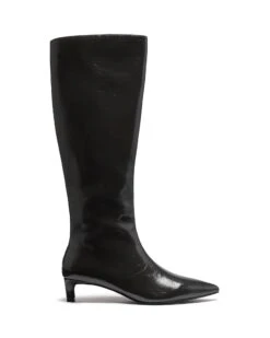 Destiny Tall Boot Black Textured