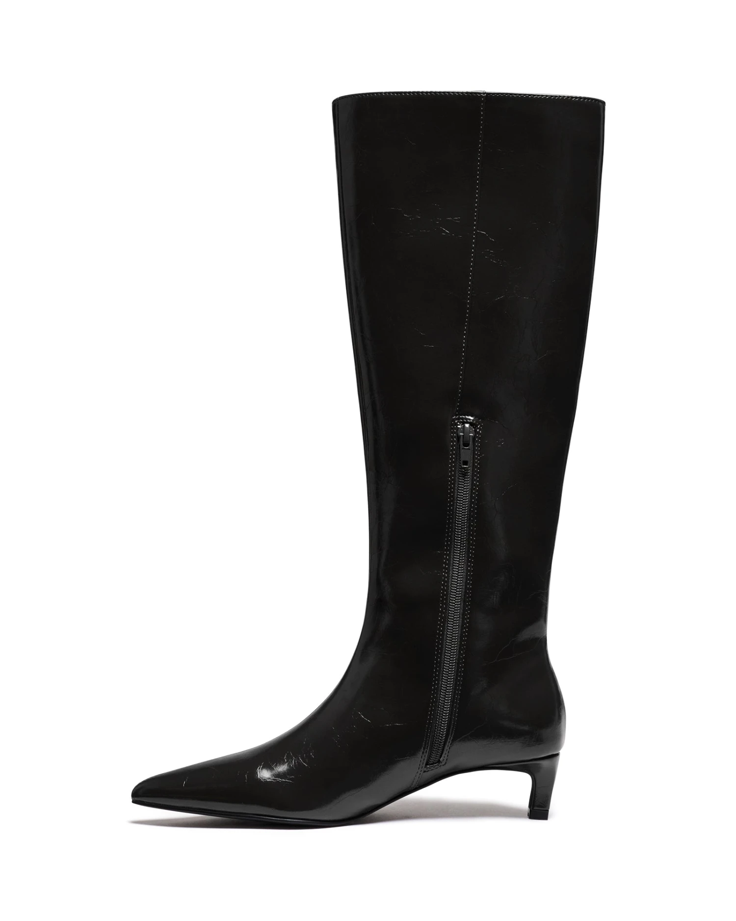 Destiny Tall Boot Black Textured 6 Destiny Tall Boot Black Textured - Image 4