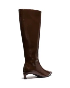 Destiny Tall Boot Chocolate Textured 8 Destiny Tall Boot Chocolate Textured -THERAPY SHOES DESTINY CHOCOLATETEXTUREDPU BACKANGLE