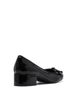 Diana Ballet Heel Black Patent 8 Diana Ballet Heel Black Patent -THERAPY SHOES DIANA BLACKPATENT BACKANGLE