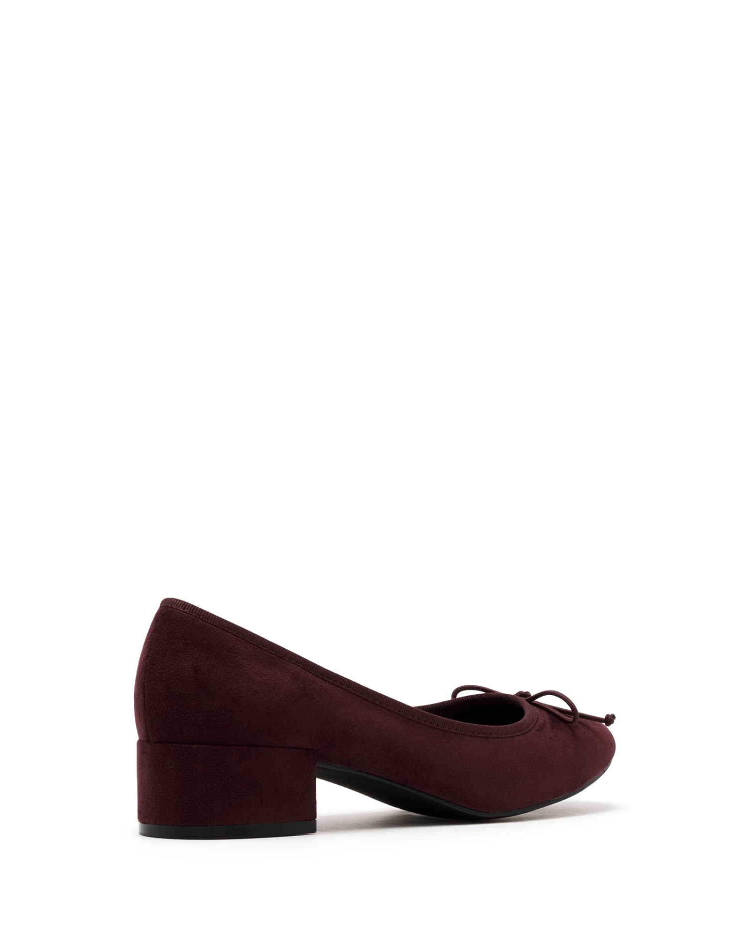 Diana Ballet Heel Bordeaux Microsuede 5 Diana Ballet Heel Bordeaux Microsuede - Image 3