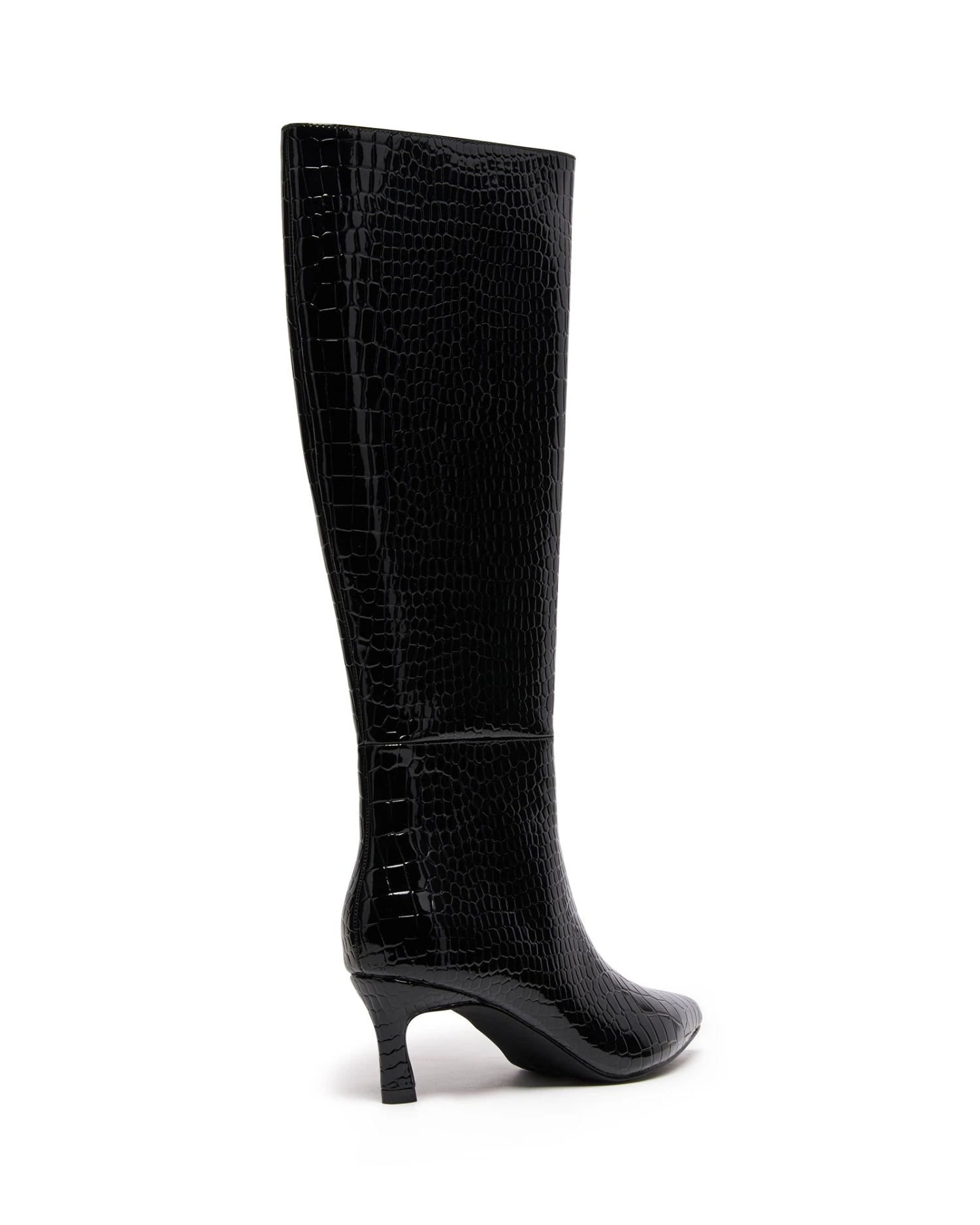 Dove Tall Boot Black Croc 5 Dove Tall Boot Black Croc - Image 3