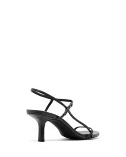Easton Slingback Heel Black 8 Easton Slingback Heel Black -THERAPY SHOES EASTON BLACKSMOOTHPU BACKANGLE