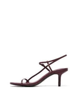 Easton Slingback Heel Bordeaux 9 Easton Slingback Heel Bordeaux -THERAPY SHOES EASTON BORDEAUXSMOOTHPU SIDE2 INTERIOR