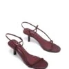 Easton Slingback Heel Bordeaux 1 Easton Slingback Heel Bordeaux -THERAPY SHOES EASTON BORDEAUXSMOOTHPU TOEANGLE
