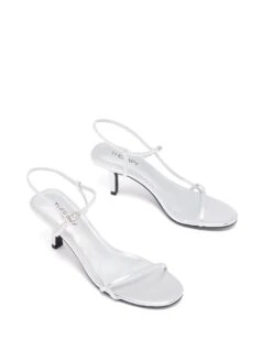 Easton Slingback Heel Silver Metallic