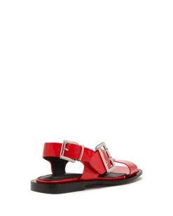 Easy Slingback Flat Red Patent 10 Easy Slingback Flat Red Patent -THERAPY SHOES EASY RED PATENT PU BACK