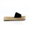 Edennn Black Raffia *FINAL SALE* -THERAPY SHOES EDEN SOLEA2118 BLACK SIDE