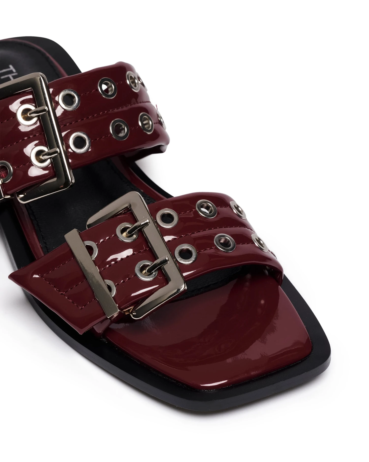 Ego Flat Sandal Cherry Patent 4 Ego Flat Sandal Cherry Patent - Image 2