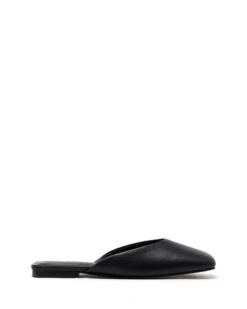 Gabbi Ballet Flat Black Smooth