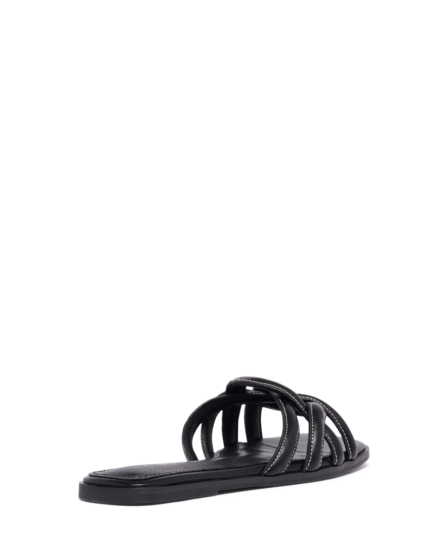 Gabrielle Flat Sandal Black Burnished 5 Gabrielle Flat Sandal Black Burnished - Image 3