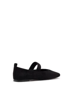 Gael Ballet Flat Black Suede -THERAPY SHOES GAEL BLACKFAUX SUEDE BACK