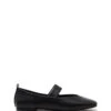 Gael Ballet Flat Black 1 Gael Ballet Flat Black -THERAPY SHOES GAEL BLACKSMOOTH PU SIDE