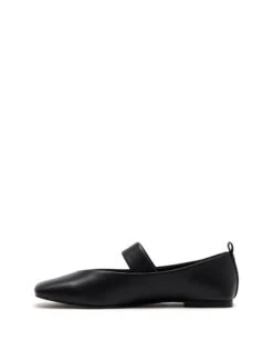 Gael Ballet Flat Black -THERAPY SHOES GAEL BLACKSMOOTH PU SIDE2