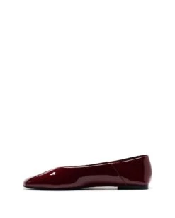 Gaia Flat Bordeaux Patent -THERAPY SHOES GAIA BORDEAUX SIDE2 INTERIOR