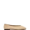 Gaia Flat Cashew Suede 2 Gaia Flat Cashew Suede -THERAPY SHOES GAIA CASHEW SIDE