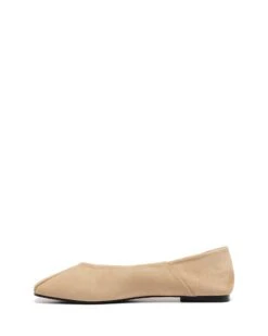 Gaia Flat Cashew Suede 9 Gaia Flat Cashew Suede -THERAPY SHOES GAIA CASHEW SIDE2 INTERIOR