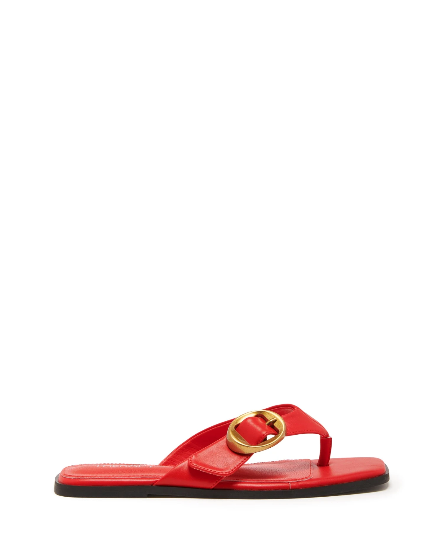 Gallery Thong Sandal Red Smooth 3 Gallery Thong Sandal Red Smooth