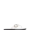 Gallery Thong Sandal White Smooth 1 Gallery Thong Sandal White Smooth -THERAPY SHOES GALLERY WHITE SIDE