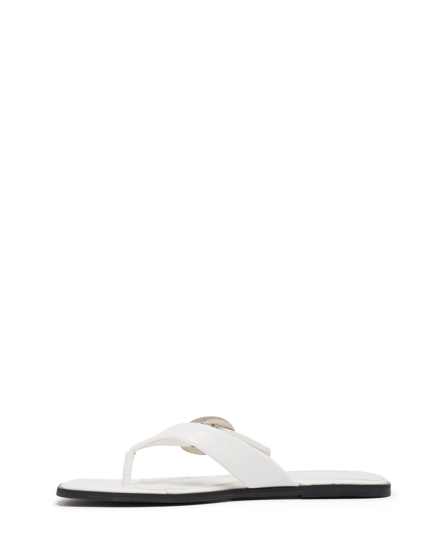 Gallery Thong Sandal White Smooth 6 Gallery Thong Sandal White Smooth - Image 4