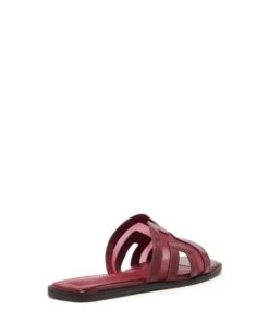 Gaze Flat Sandal Cherry Mesh 9 Gaze Flat Sandal Cherry Mesh -THERAPY SHOES GAZE CHERRY MESH BACK