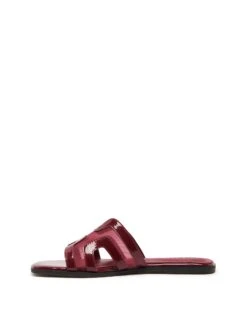 Gaze Flat Sandal Cherry Mesh 10 Gaze Flat Sandal Cherry Mesh -THERAPY SHOES GAZE CHERRY MESH SIDE2