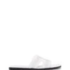 Gaze Flat Sandal White Mesh -THERAPY SHOES GAZE WHITE SIDE