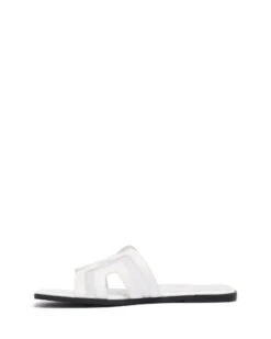 Gaze Flat Sandal White Mesh 9 Gaze Flat Sandal White Mesh -THERAPY SHOES GAZE WHITE SIDE2 INTERIOR