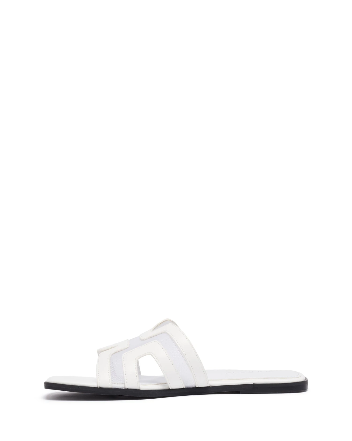 Gaze Flat Sandal White Mesh 6 Gaze Flat Sandal White Mesh - Image 4