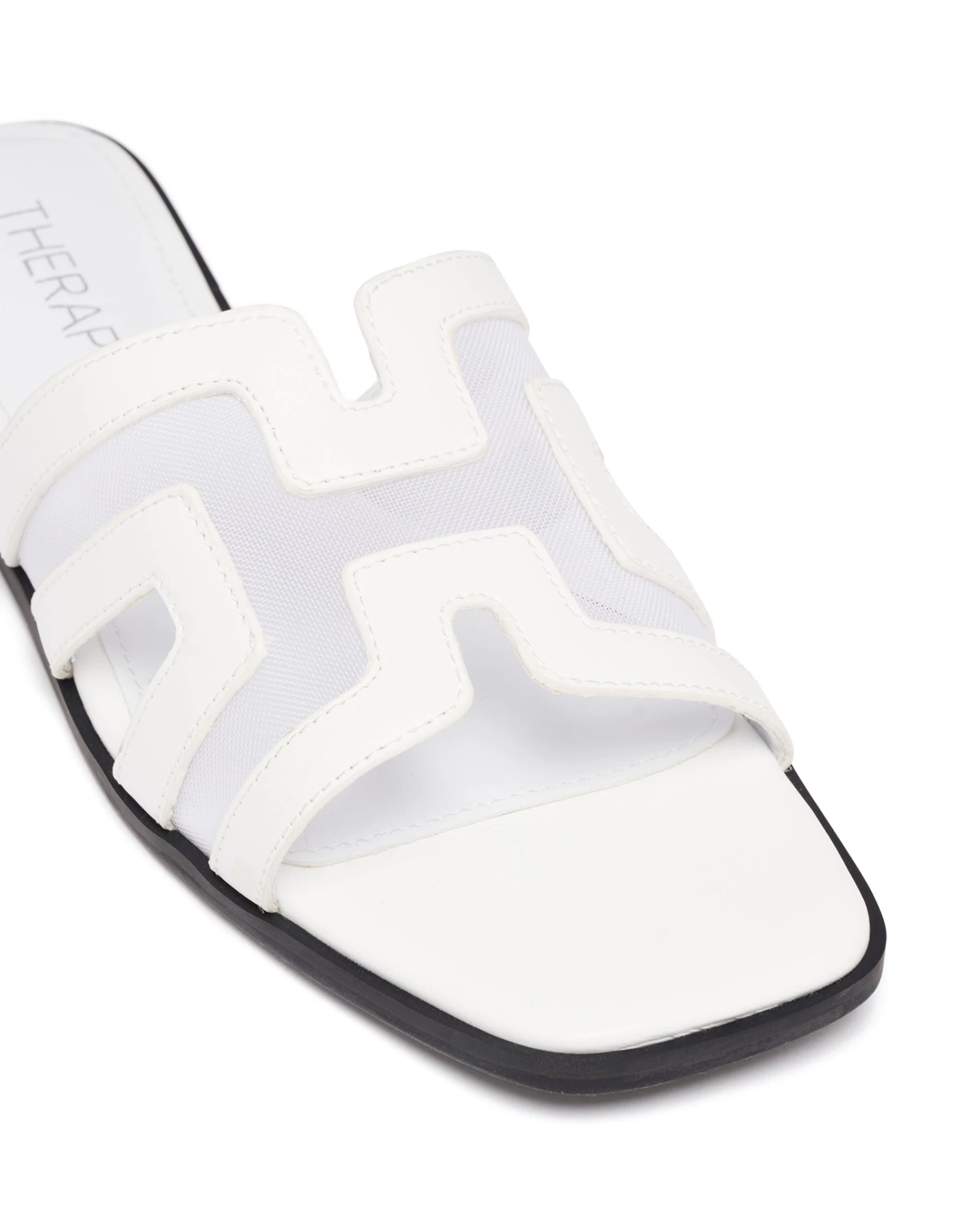 Gaze Flat Sandal White Mesh 4 Gaze Flat Sandal White Mesh - Image 2