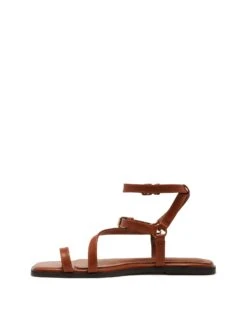 Gerry Dark Tan *FINAL SALE* -THERAPY SHOES GERRY DARK TAN BURNISHED PU SIDE2