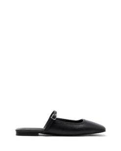 Gianna Ballet Flat Black Smooth