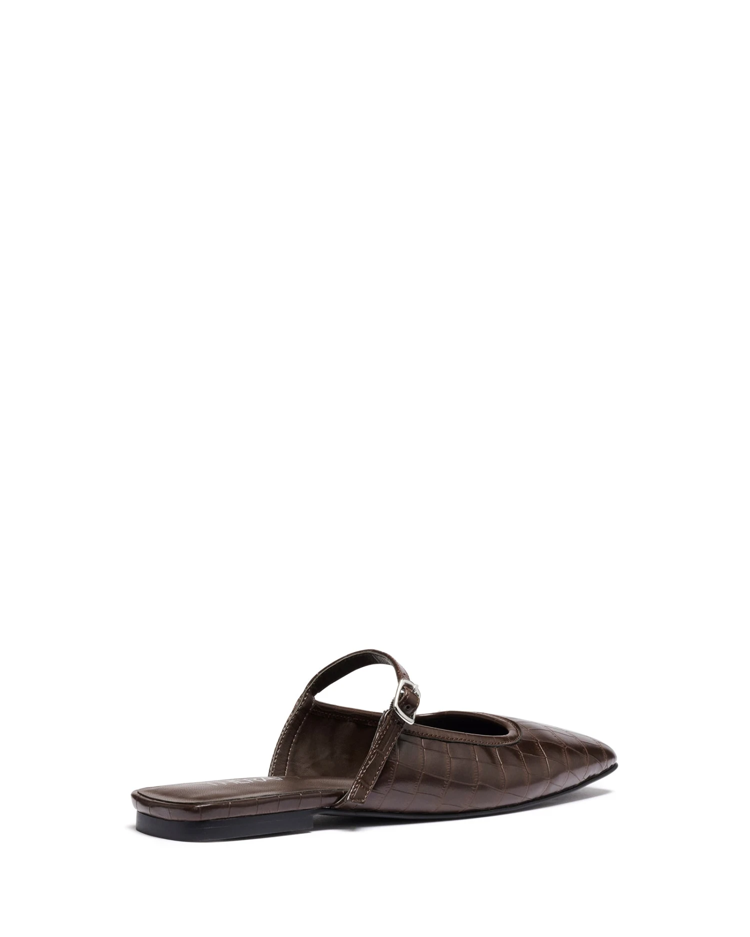 Gianna Ballet Flat Chocolate Croc 5 Gianna Ballet Flat Chocolate Croc - Image 3